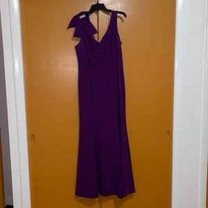 Evening gown Purple color worn only ones